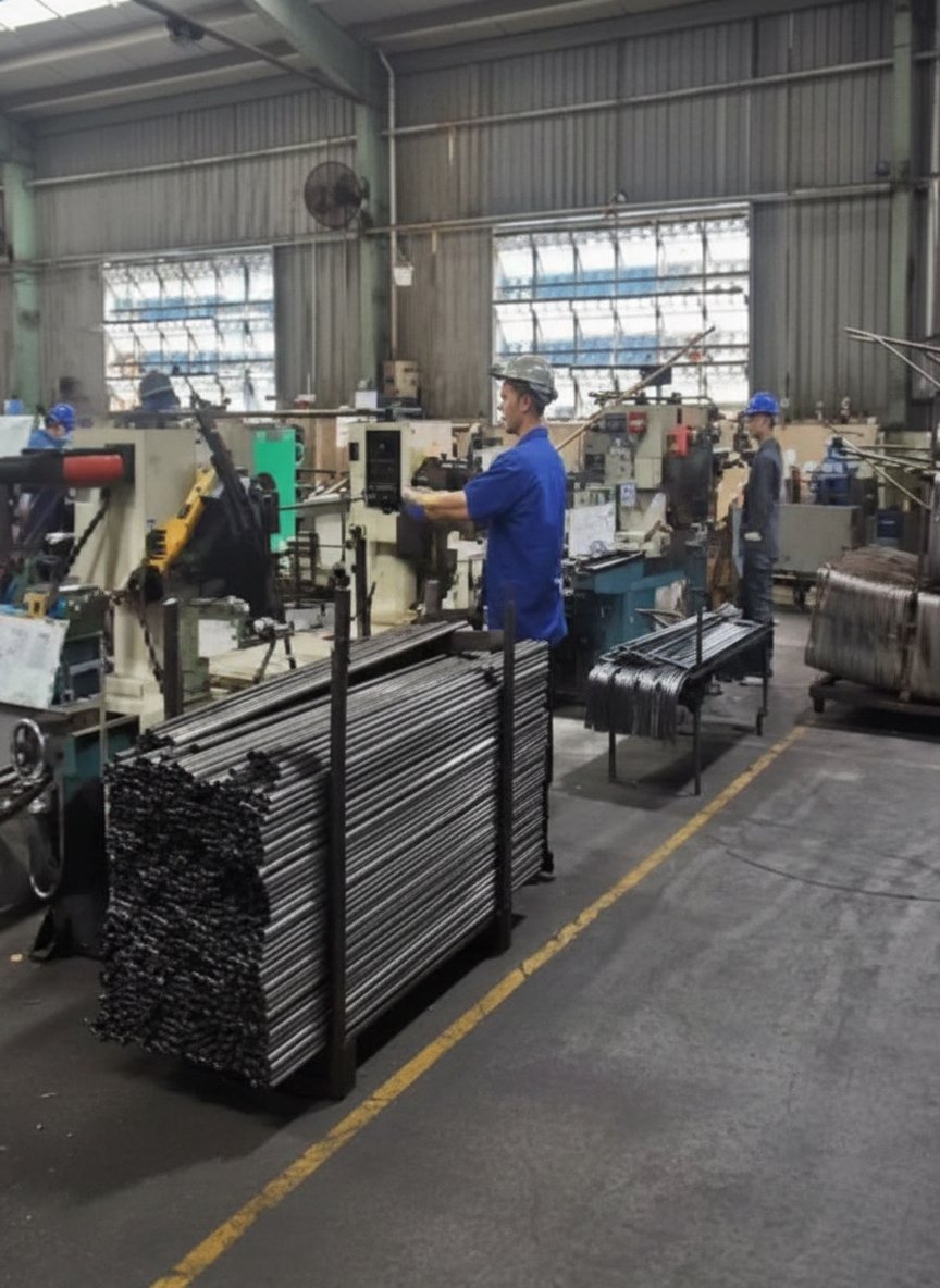 自动切管弯管车间